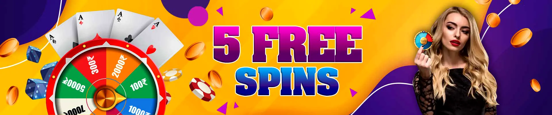 5 free spins